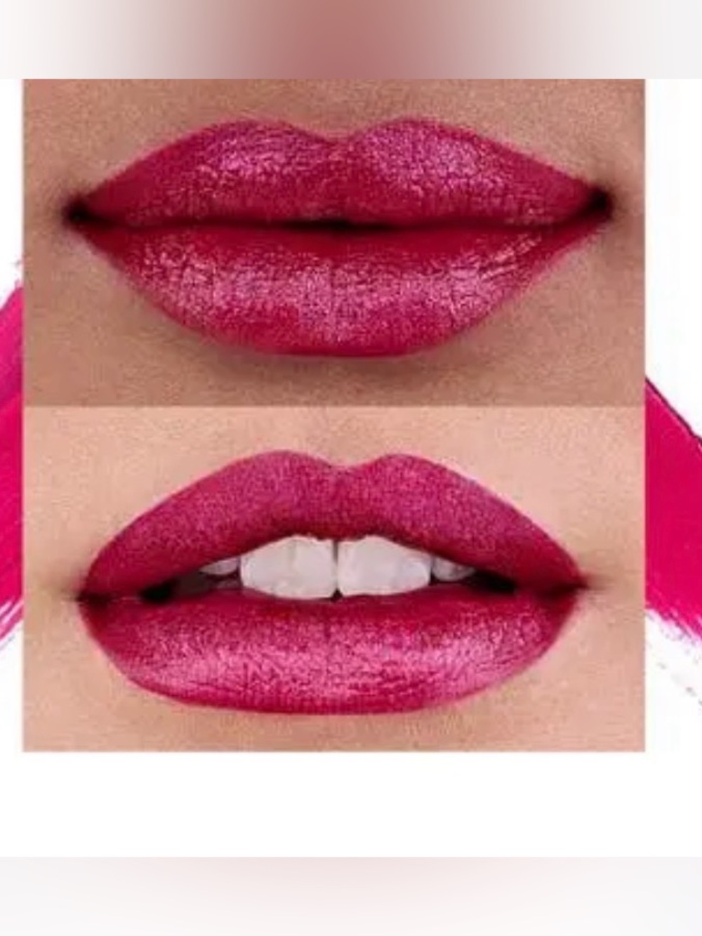 Smashbox Vibrant Pink Lipstick - Reckless limited editions